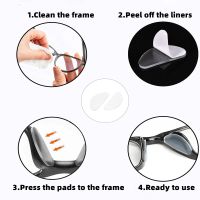 weiss Nasenpads selbstklebend Brillen Sonnenbrille 5paar