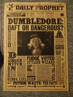Affiche Harry Potter Daily Prophet 