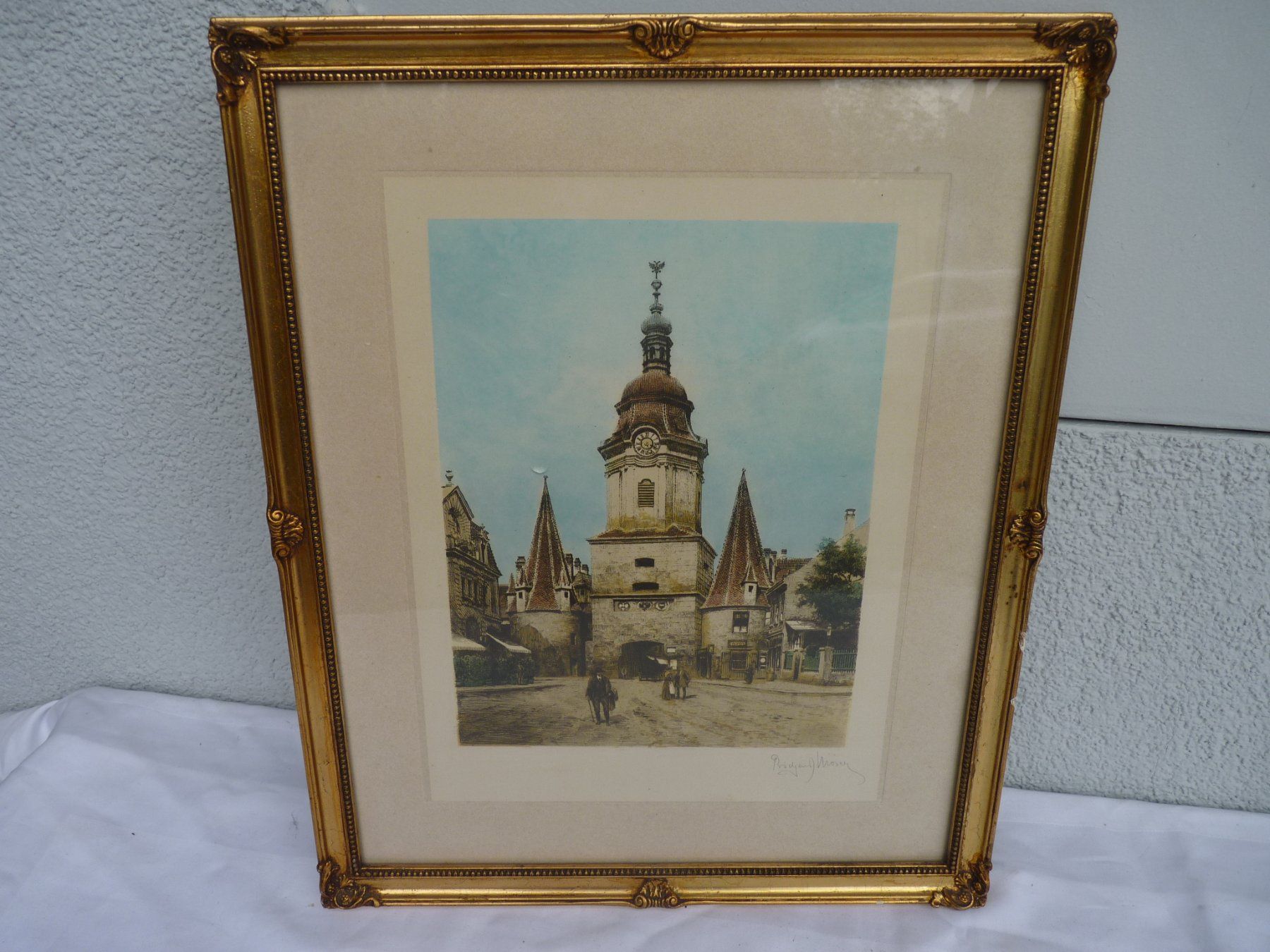 Incisioni: Stahlstich Richard Moser 36x44cm – Usato da Küsnacht ZH venduto da zoliboli01 6