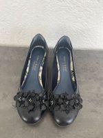 Damen Schuhe Marco Tozzi blau mit Blumen Grösse 37