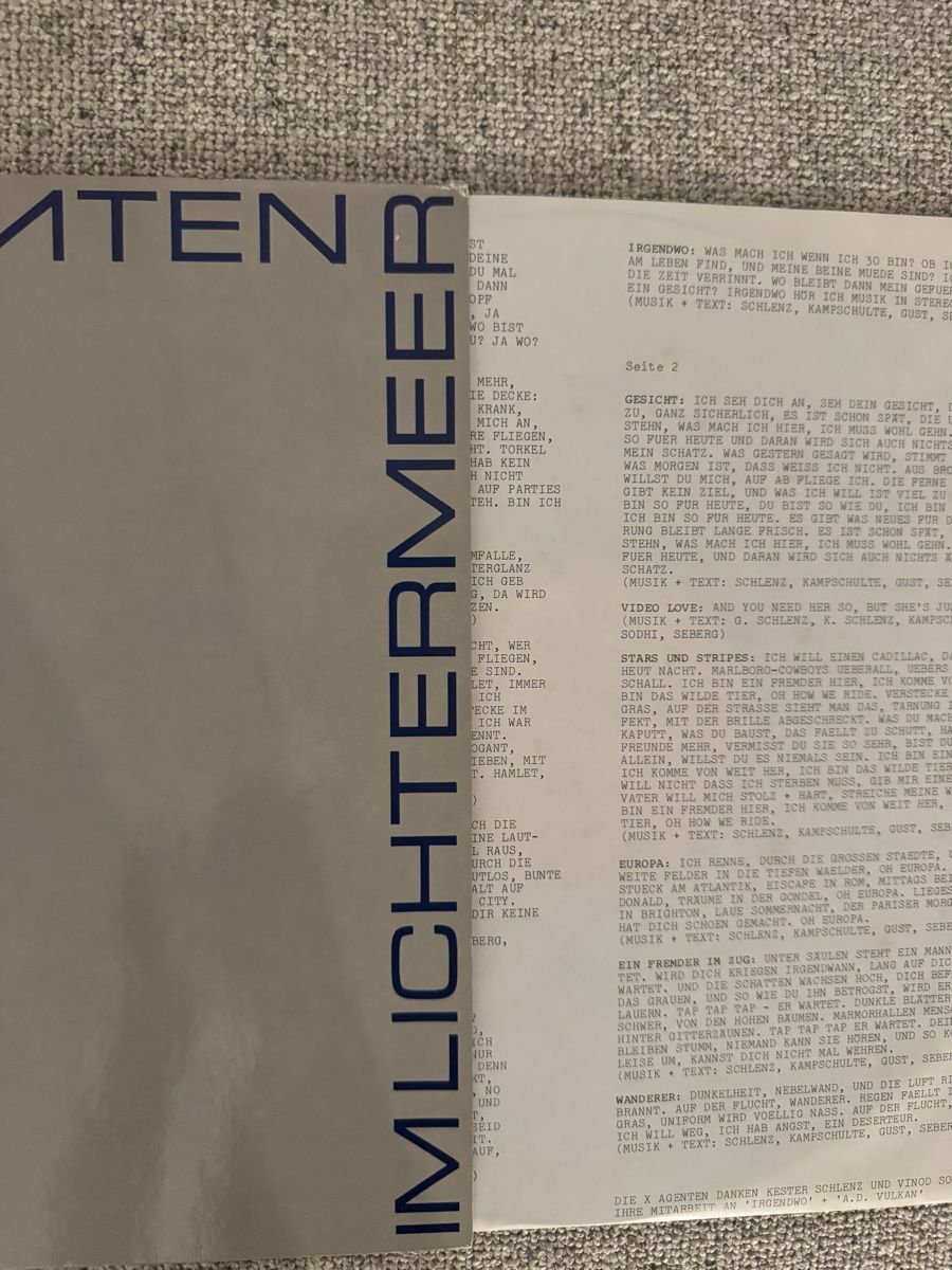 Dischi in vinile: Die X-Agenten - Im Lichtermeer - LP - 1982 – Usato da Rorbas venduto da BlackstarRecords 2