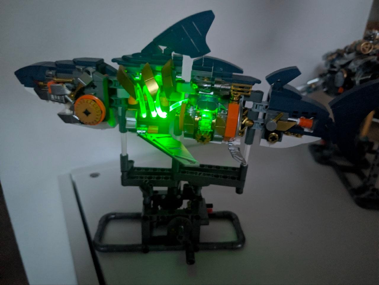 Lampade: beleuchteter steampunk Hai - Lego kompatibel – Usato da Koppigen venduto da wipwap