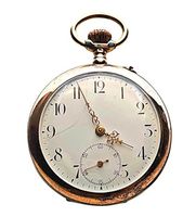 Taschenuhr antik vergoldet