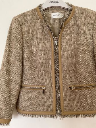 KOCCA Italy schöne Jacke Gr S beige Neuwertig