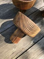 Holz: Schale mit Fuss
