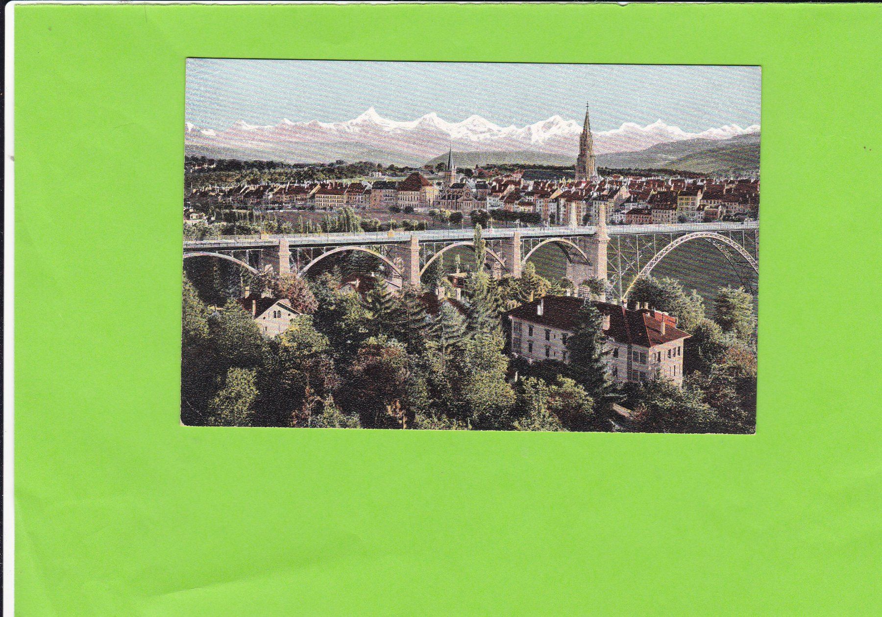 Cartoline postali: Bern-vom Kursaal Schänzli aus – Usato da St. Peterzell venduto da neckertal