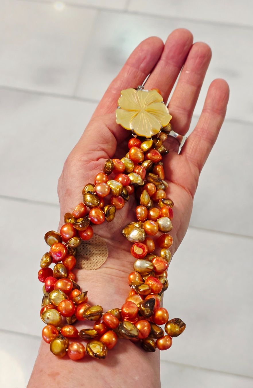 Catenine: Buntes Perlen Collier – Nuovo (secondo la descrizione) da Zürich venduto da ben_mn5h 9