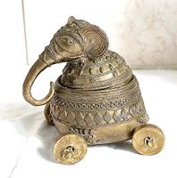 Indischer Messing Elefant aus Gujart