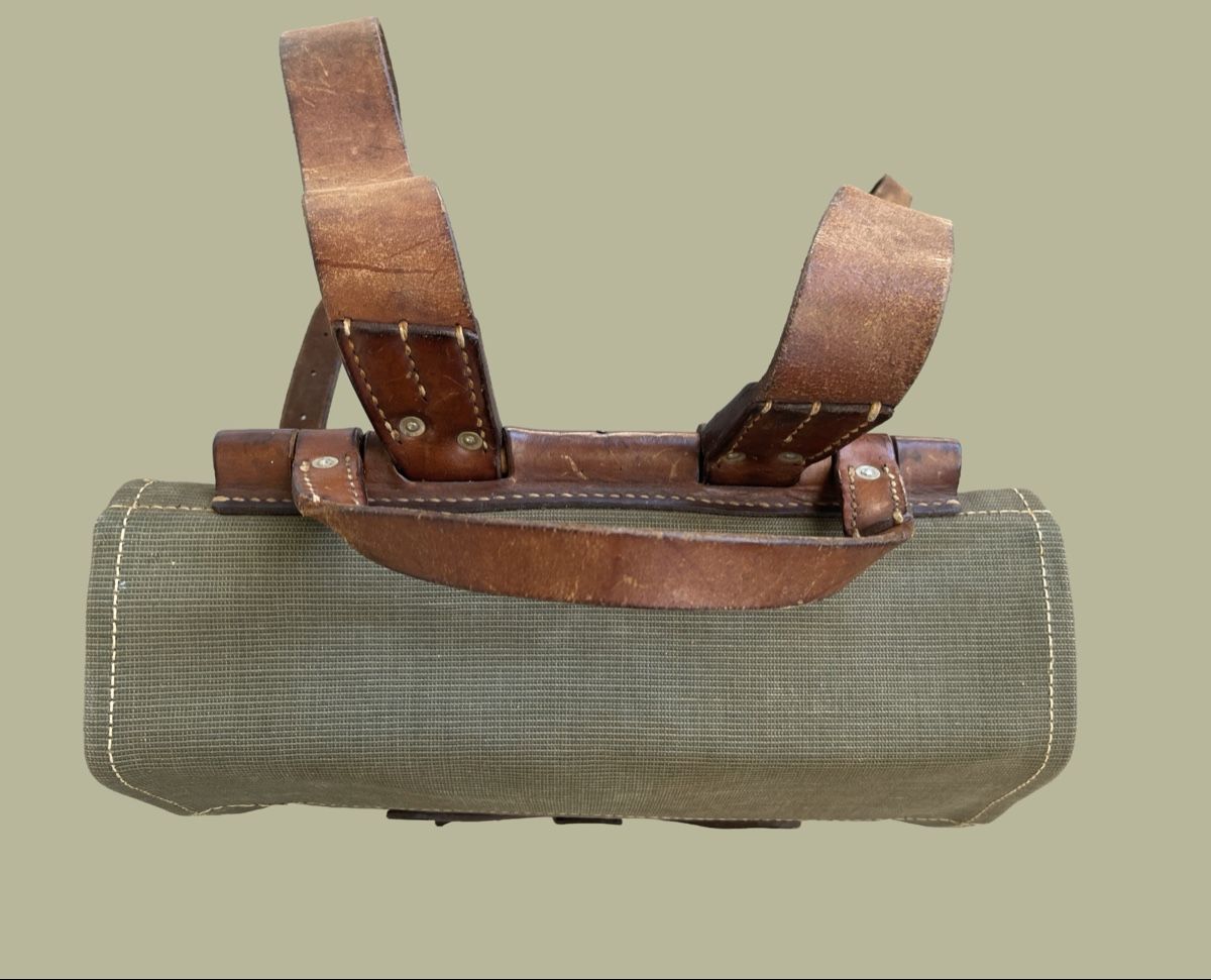 Schweizer Armee Zaini: Sac à Dos Munitions Armée Suisse 1941 WW2 – Usato da Bellevue venduto da Belafer 4
