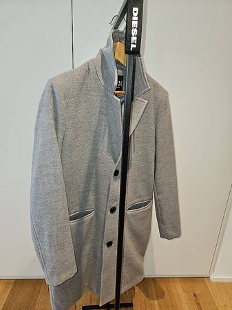 Herren MAN-Wintermantel grau, Gr. M