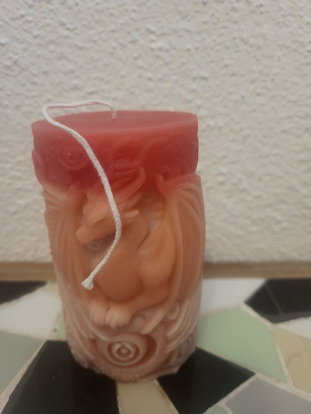 Candele: Kerze mit Drachen – Usato da Oberentfelden venduto da rog_7cbw 1