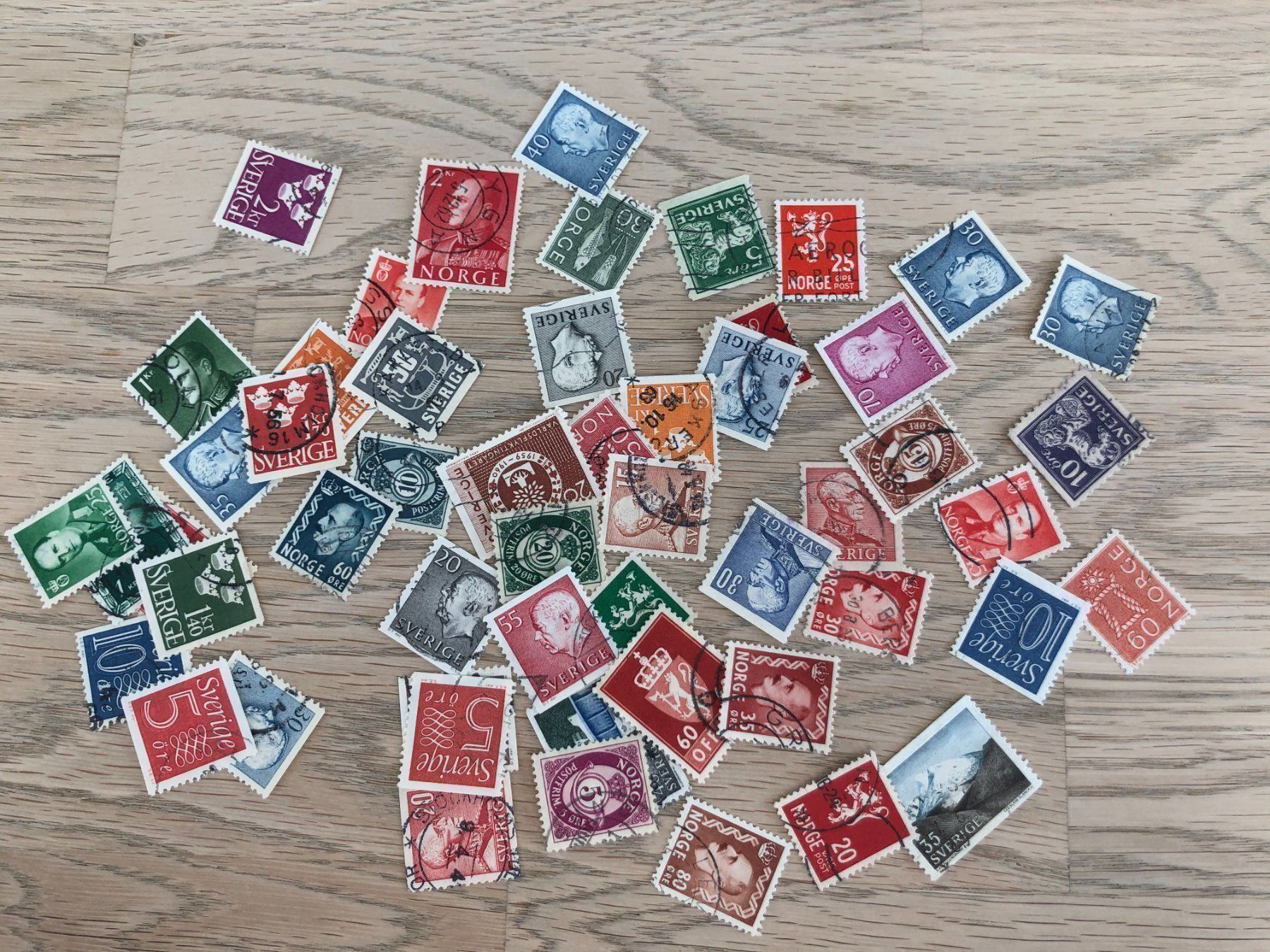 Tutti i francobolli: Lot Marken Norwegen, alt schön – Usato da Hefenhofen venduto da Bierinder