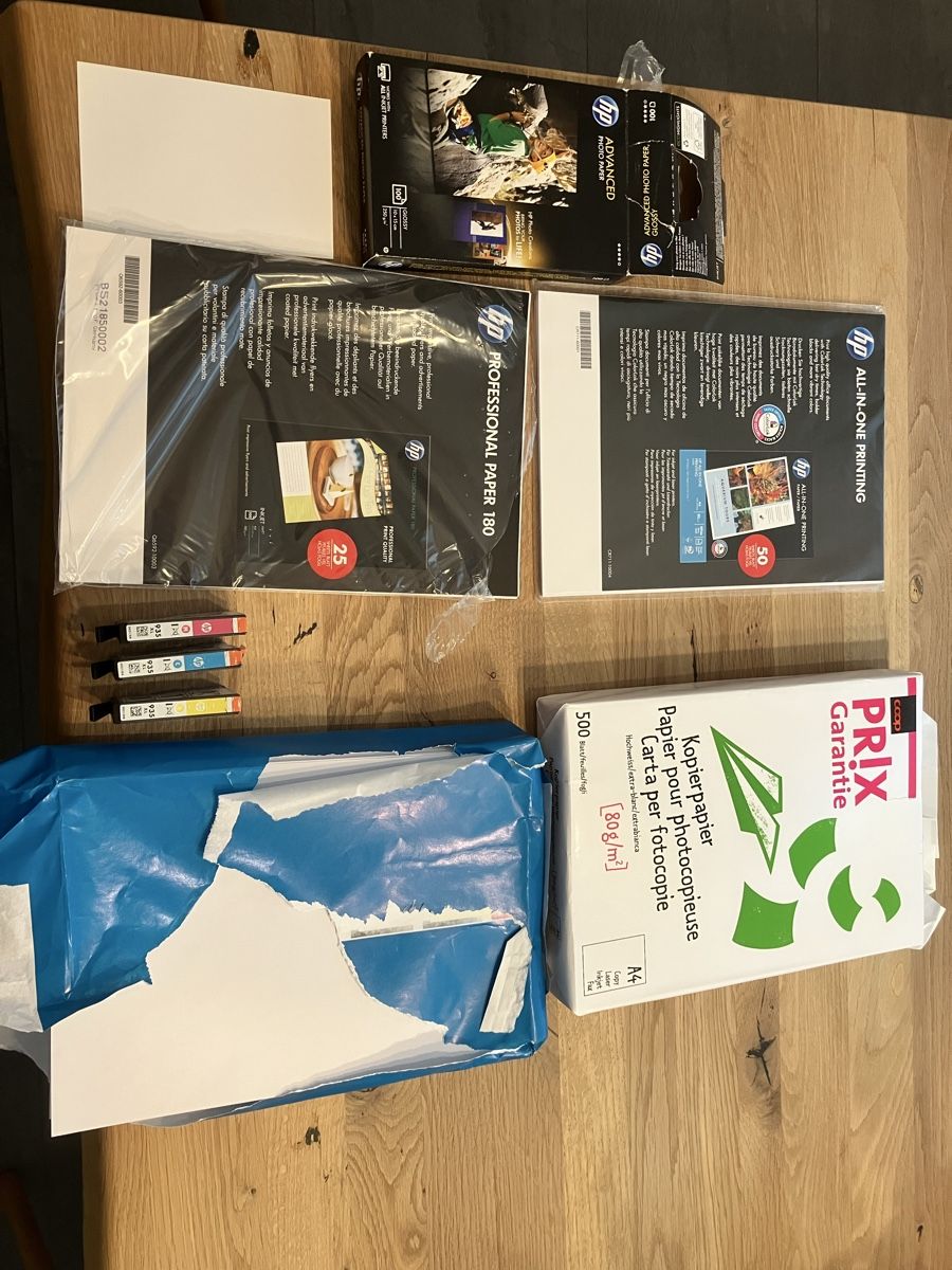 Cartucce per stampanti & toner: Druckerpatronen/Papier – Nuovo (secondo la descrizione) da Subingen venduto da Gisette10 1