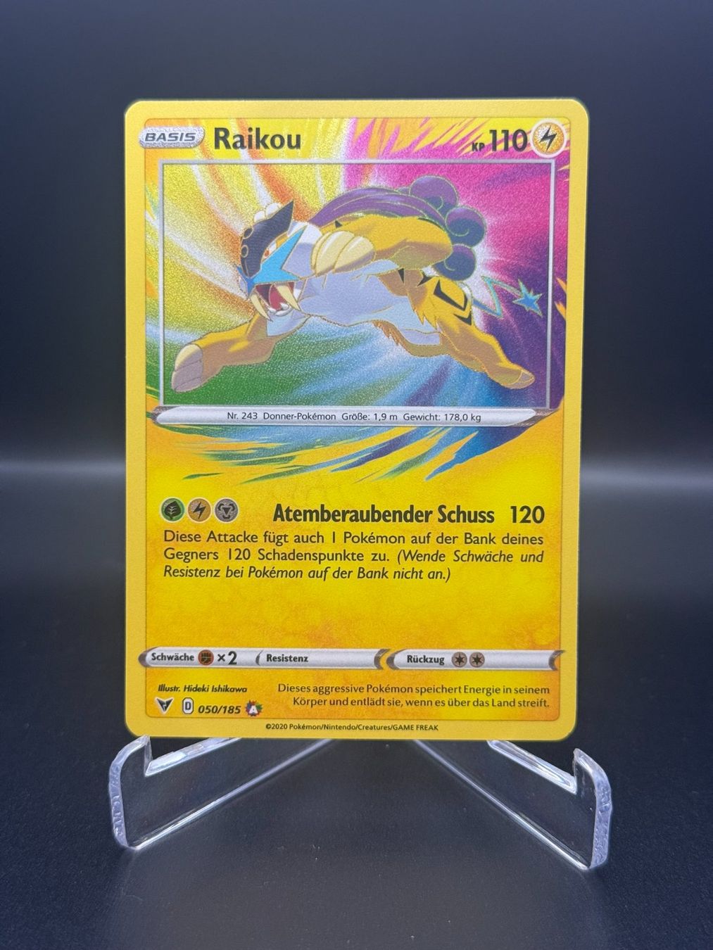 Pokémon Carte collezionabili: Raikou (VIV 50) – Usato da Birmensdorf ZH venduto da SnorlaxMail