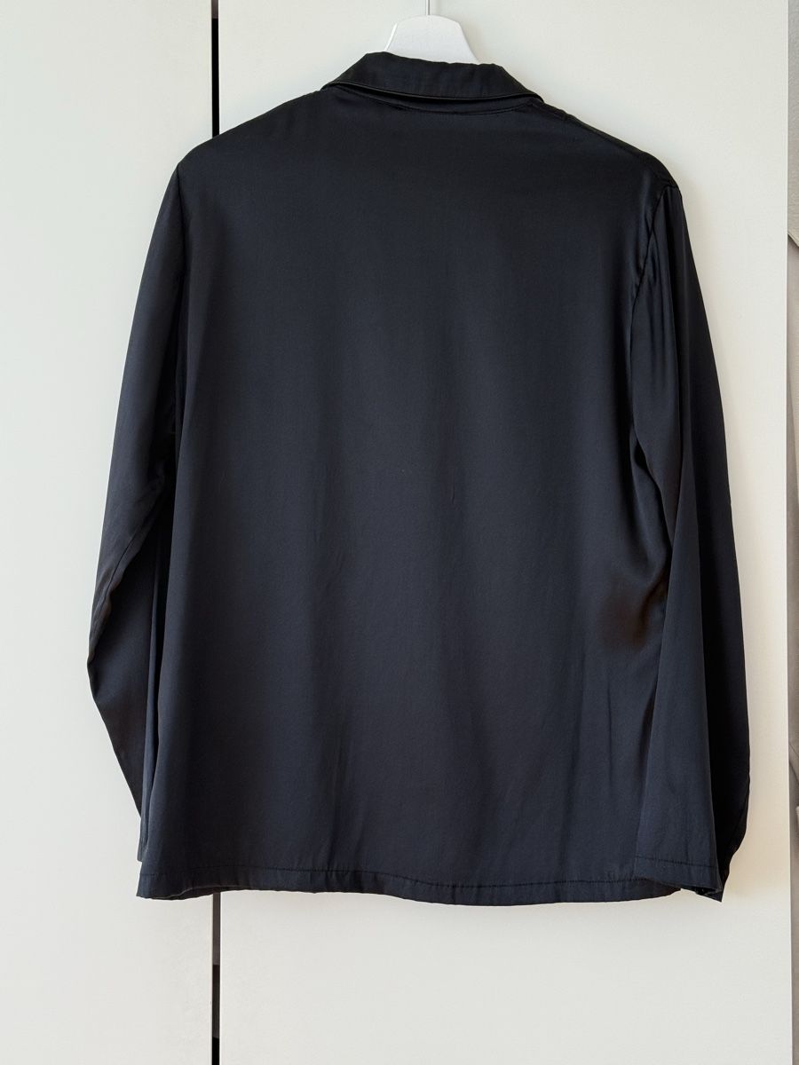 Camicette: Oberteil/Bluse aus 100 % Seide, schwarz, Gr. S/M – Usato da Löhningen venduto da LaMemoire 1