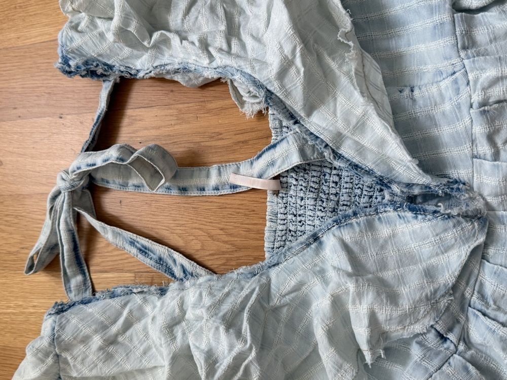 Robes: Free People Kleid, hellblau, Gr. S – Neuf (Voir description) à Basel par lilavintage 2