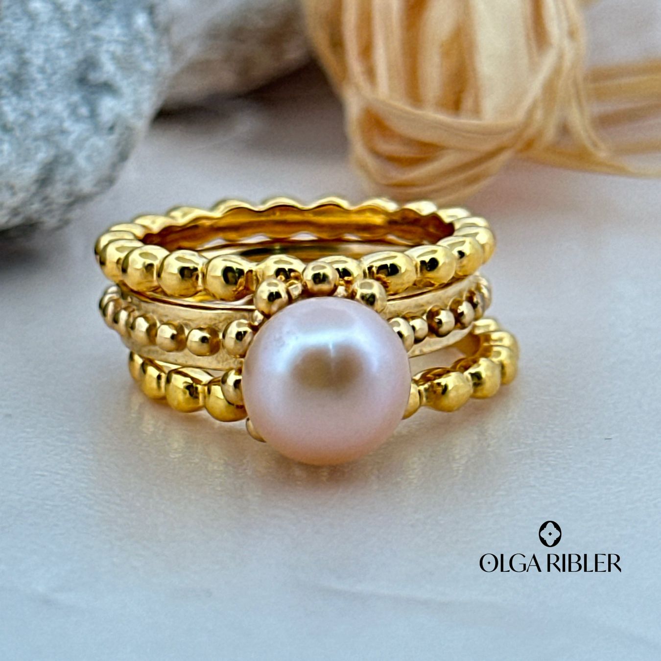Olga Ribler Bagues: Edelstahl  Ring Set Grösse 61 – Neuf (Voir description) à Luzern par byolgaribleroutlet 3