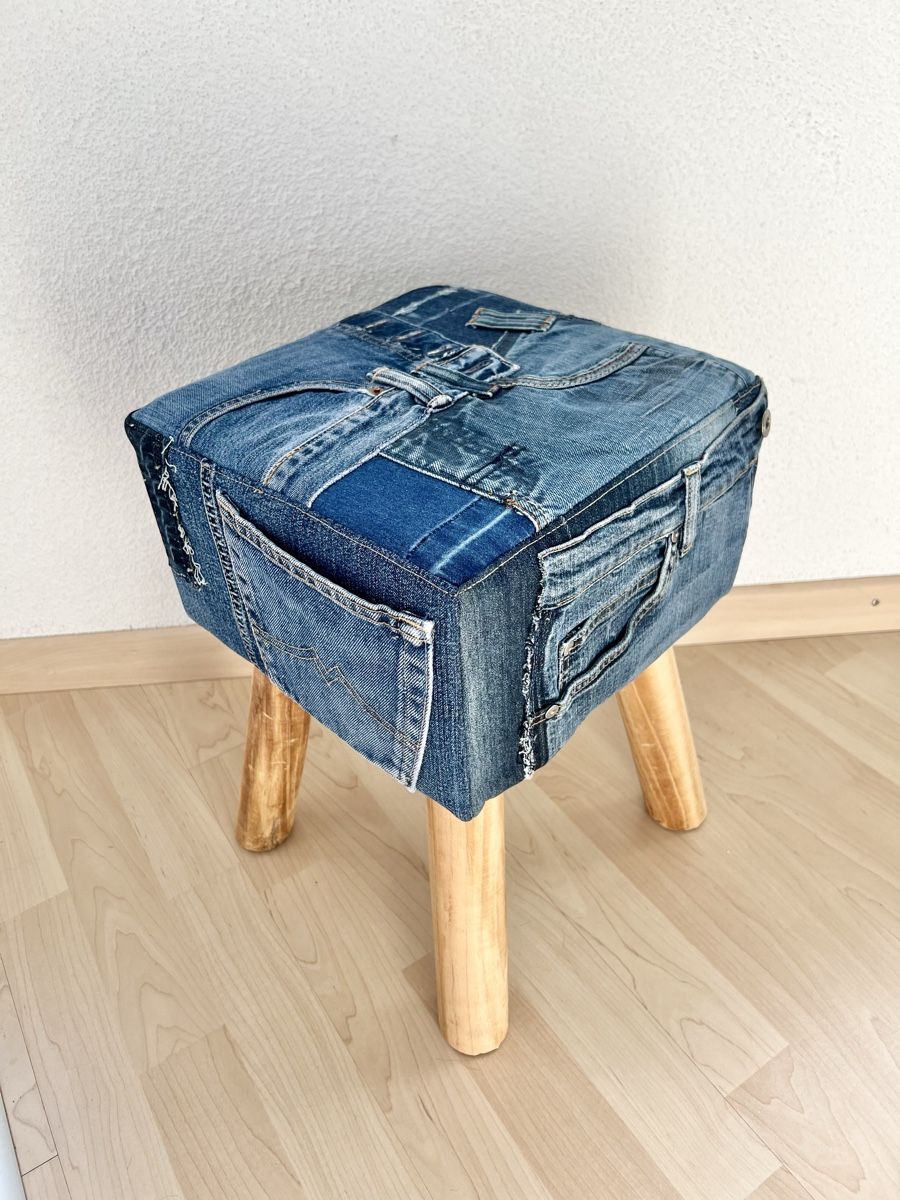 Hocker: Hocker Jeans – Neu (gemäss Beschreibung) aus Winterthur von Metatron1