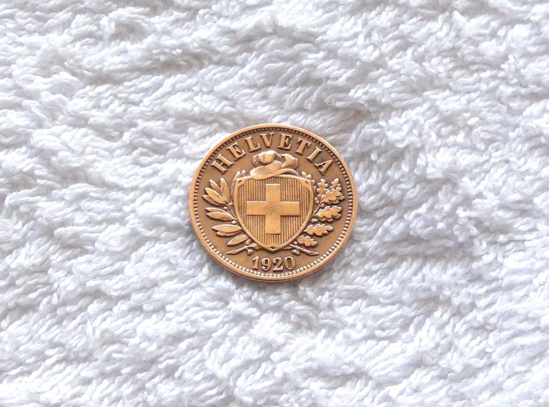 Tutti le monete: 2 centimes/rappen 1920 – Usato da Nyon venduto da Ilmi09