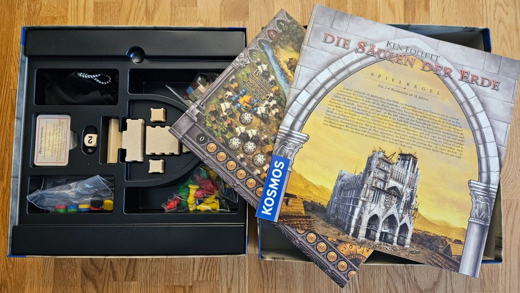 Kosmos Spiele: Die Säulen der Erde - Brettspiel – Gebraucht aus Nidau von WolfBe 1