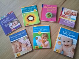 7 Babybücher. Schlafen lernen, Pekip, Homöopathie, Breie GU