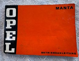 BETRIEBSANLEITUNG OPEL MANTA AUSGABE 1970