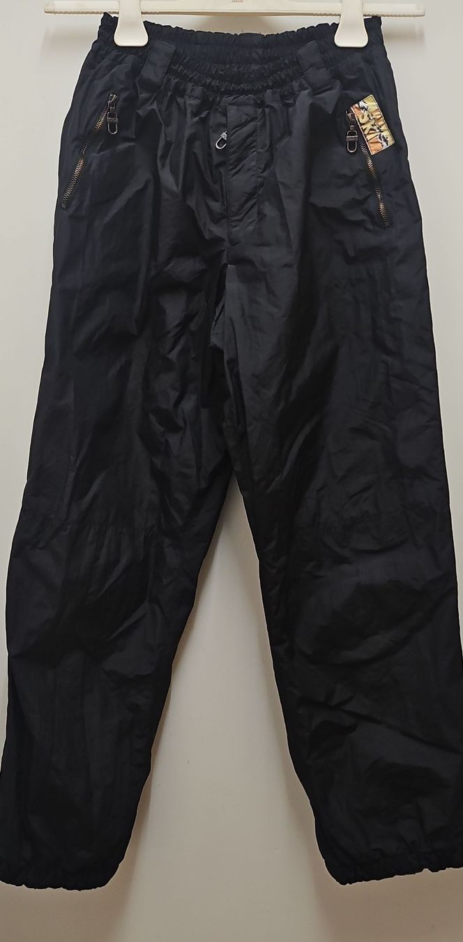 Sci: Retro Ski pants schwarzer elastischer Bund – Usato da Zürich venduto da eri_8w5v