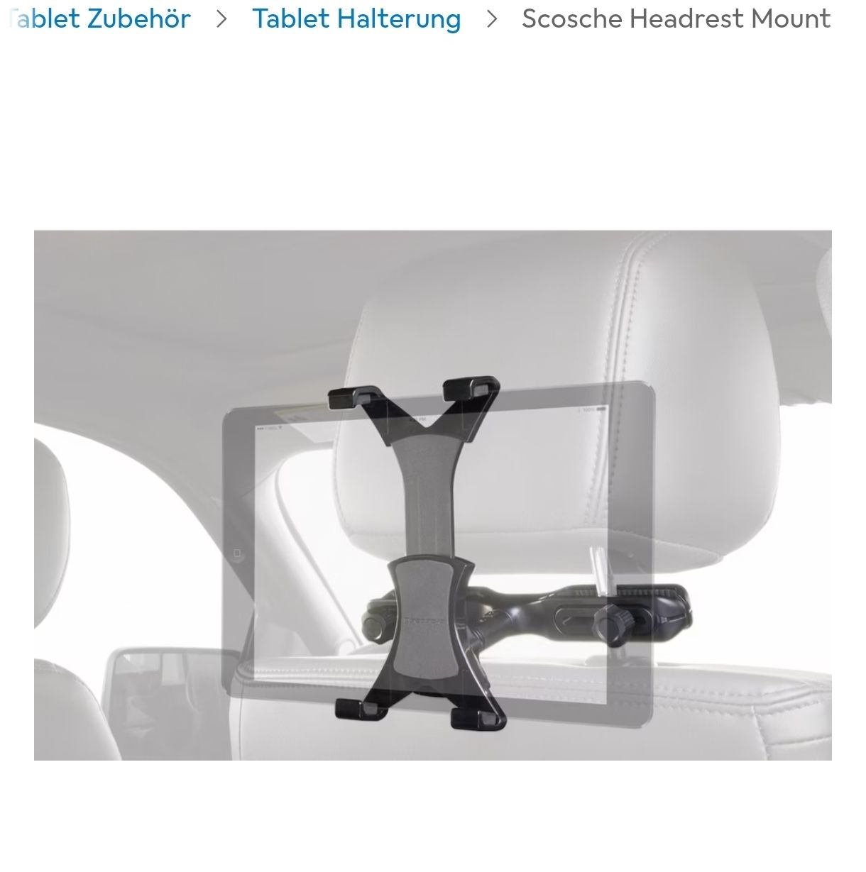 Staffa per monitor: Tablet Halterung Scosche Headrest Mount – Usato da Kriens venduto da Xonox 4