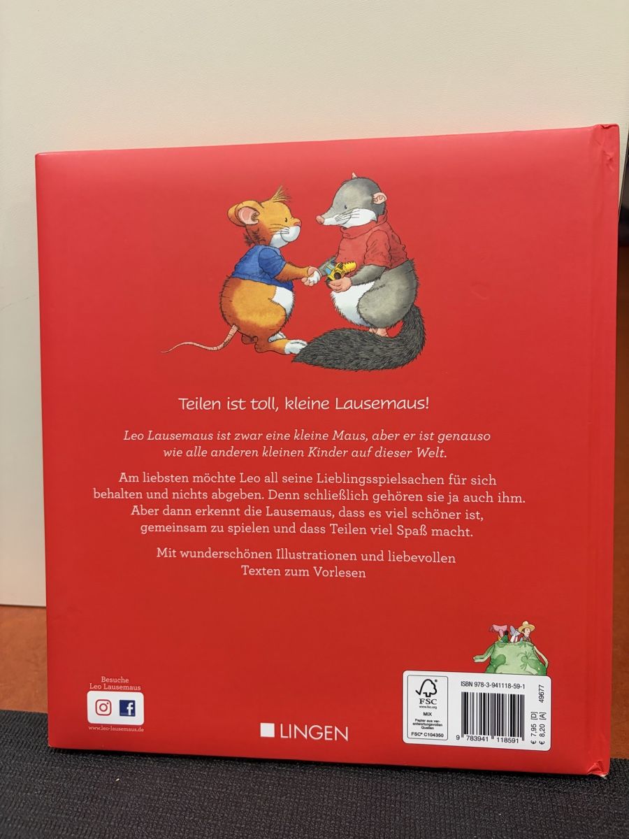 Bücher: Kinderbuch Leo Lausermaus will nicht teilen – Gebraucht aus Pratteln von Daily88 1