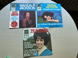WANDA JACKSON tolle Singles 60's Kult USA Schlager Top Hit