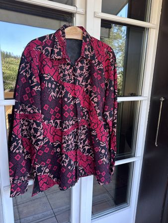 Herrenhemd Batik