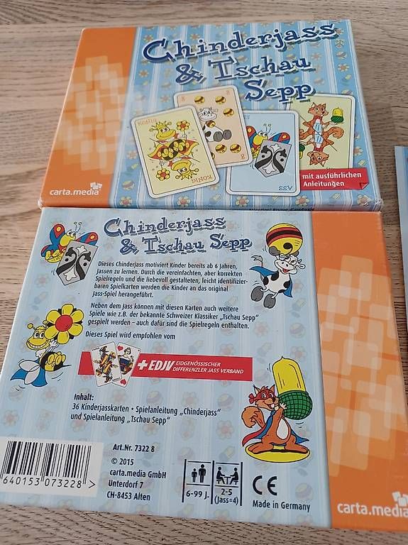 Spiele: Chinderjass / Tschau Sepp – Gebraucht aus Brunnen von 77miul77