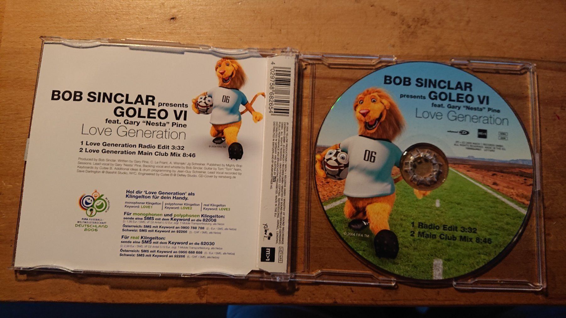 CD: CD Bob Sinclar Goleo VI – Usato da Gelterkinden venduto da martinom