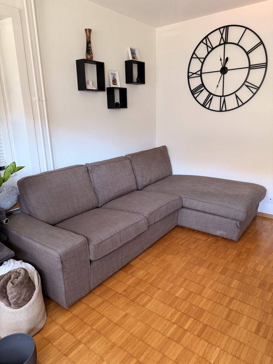 Sofas: Ecksofa braun Ikea Kivik ab CHF 1.00 – Gebraucht aus Zürich von Vanilglace 2