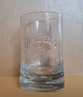 Jim Beam Whiskey Glas, Tumbler mit schönem Refliefdruck