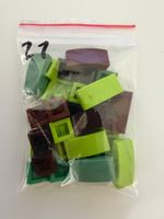 Lego 21 x Slope, Curved 2 x 1 x 2/3 - 11477