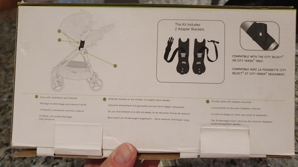 ab 1. Car Seat Adapter City Select/Versa Babyjogger Kaufen auf Ricardo