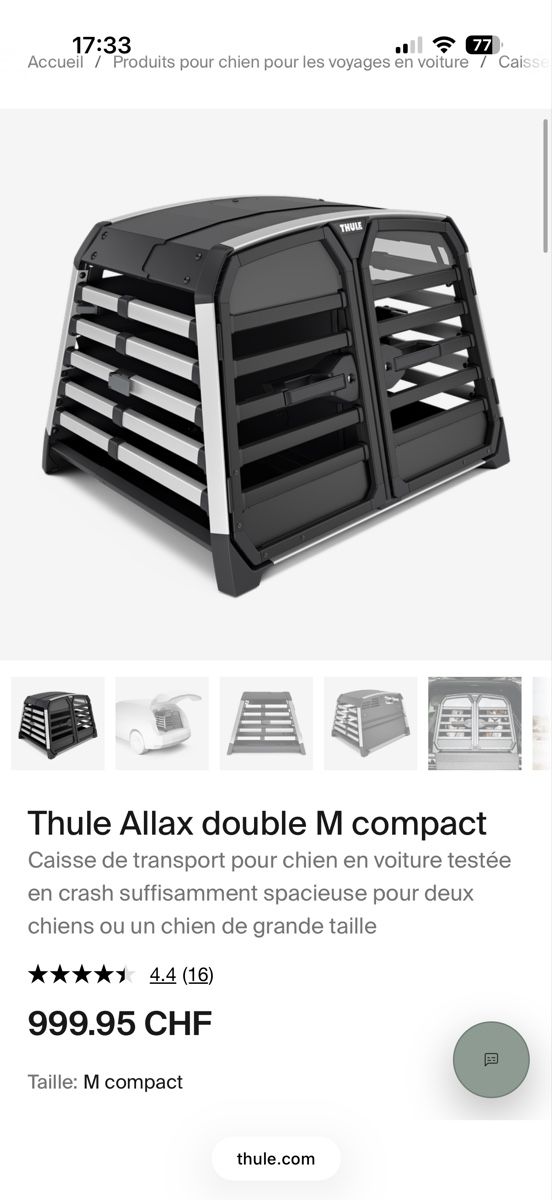 Gabbie, trasporto & Sicurezza: Thule Allax double M compact – Nuovo e nell'imballaggio originale da Leysin venduto da luc_htt5 3