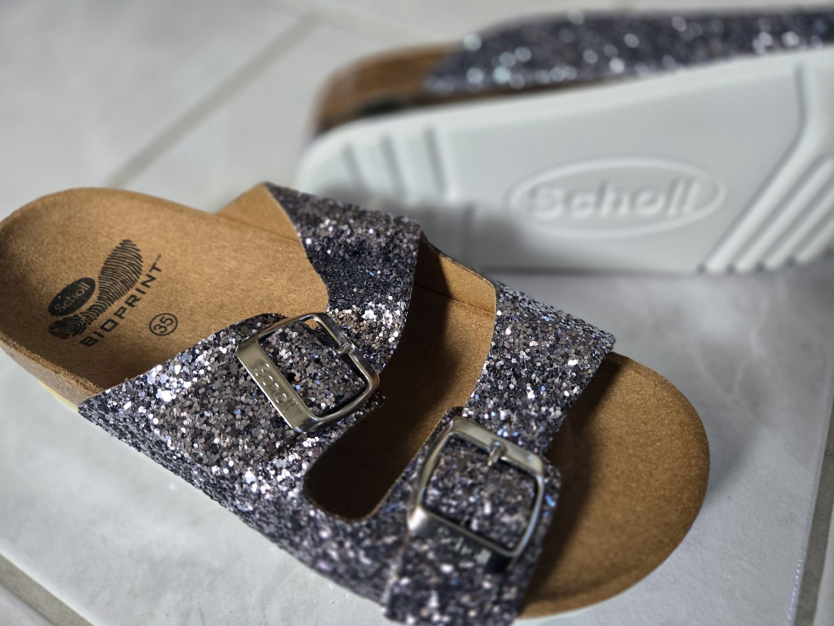 Scholl Scarpe da donna: Scholl Bioprint Sandalen Gr.35 – Nuovo (secondo la descrizione) da Langenthal venduto da solution_8p96 3