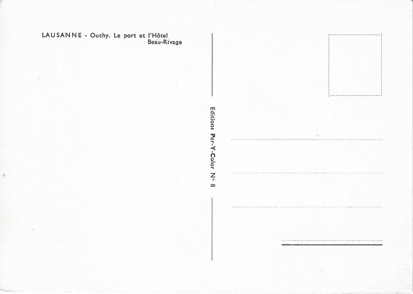 Cartoline postali: Lausanne-Ouchy VD – Nuovo (secondo la descrizione) da Rothrist venduto da Stranglehold 1