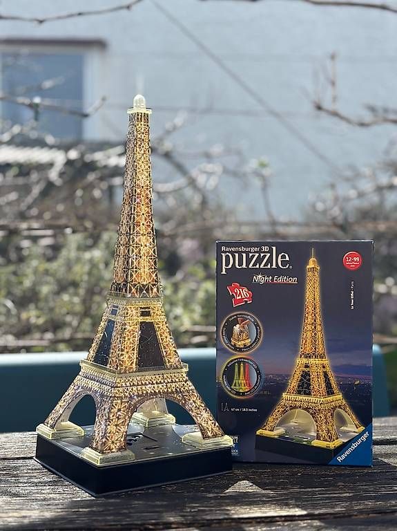 Ravensburger Puzzle: Ravensburger 3D Puzzle Eiffelturm Night Edition – Usato da Zürich venduto da car_f6qn