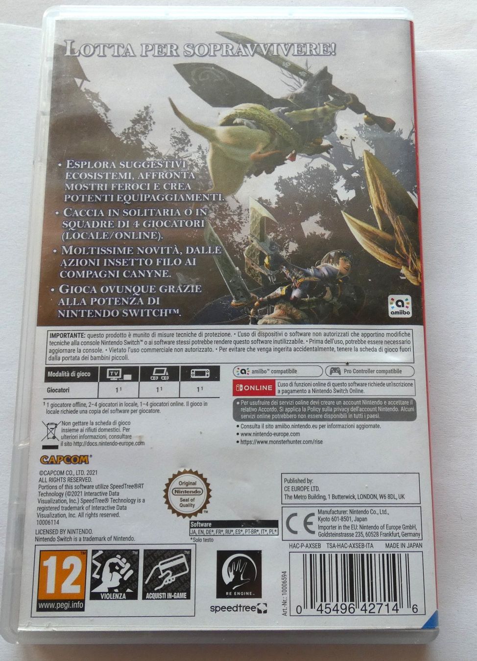 Nintendo Spiele: Nintendo Switch - MONSTER HUNTER RISE – Gebraucht aus La Sarraz von classicworldcoins 1
