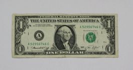 Banknote USA 1 Dollar 1974