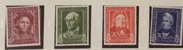 MA350) BRD 1949 Nr. 117-120 Helfer der Menschheit postfrisch