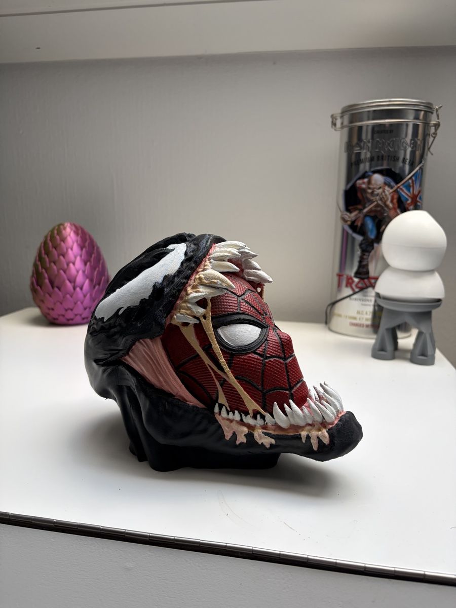 Tutte le decorazioni: Spiderman Venom Kopfhörer stand 3d Druck – Usato da Degersheim venduto da Xtremesmile 4