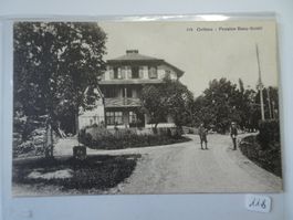 AK Cottens Pension Beau-Soleil gelaufen 1909