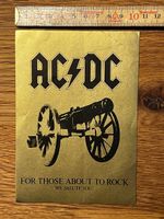 Vintage AC/DC Sticker – TAKTIK – ca. 1980er – RAR