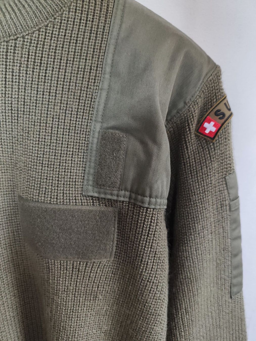 Schweizer Armee Maglioni & Felpe: Instruktor Pullover CH Armee 52/L – Usato da Oberwil BL venduto da suaku 2