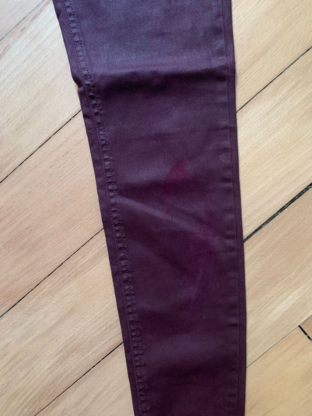 Mango Jeans: MANGO - Skinny Jeans weinrot 38 – Usato da Zürich venduto da Diazaio 2