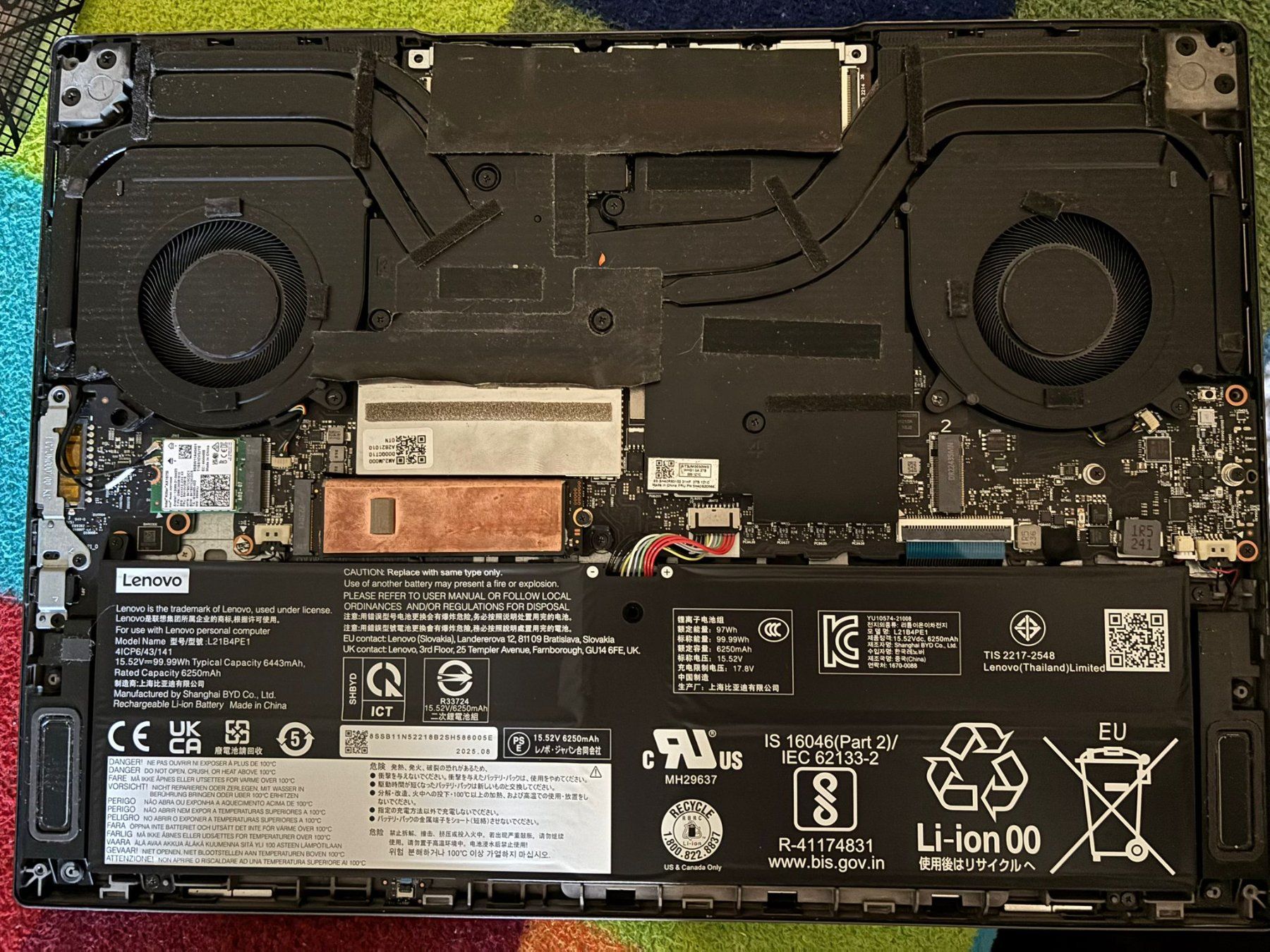 Lenovo Notebooks: Lenovo Legion S7 16IAH7 – Defekt aus S. Carlo GR von phi_b9jv 5